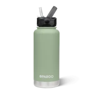 950mL Insulated Bottle w/ Straw Lid