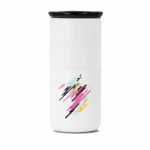 Artisan 16oz Tumbler - 80s Mashup White