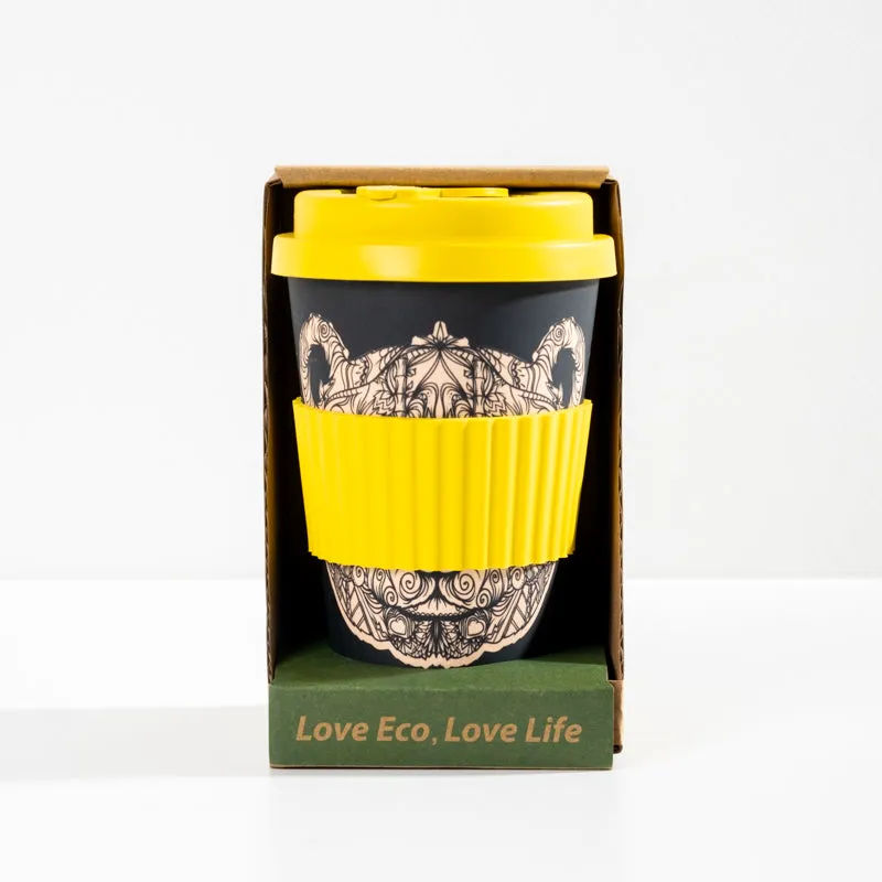 Bamboo Travel Mug 400ml - Dog