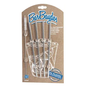 BarBados Stainless Steel Drinking Straws