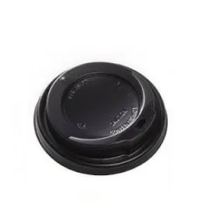 Black Takeaway Cup Sip Lids 12oz-16oz 1000pk