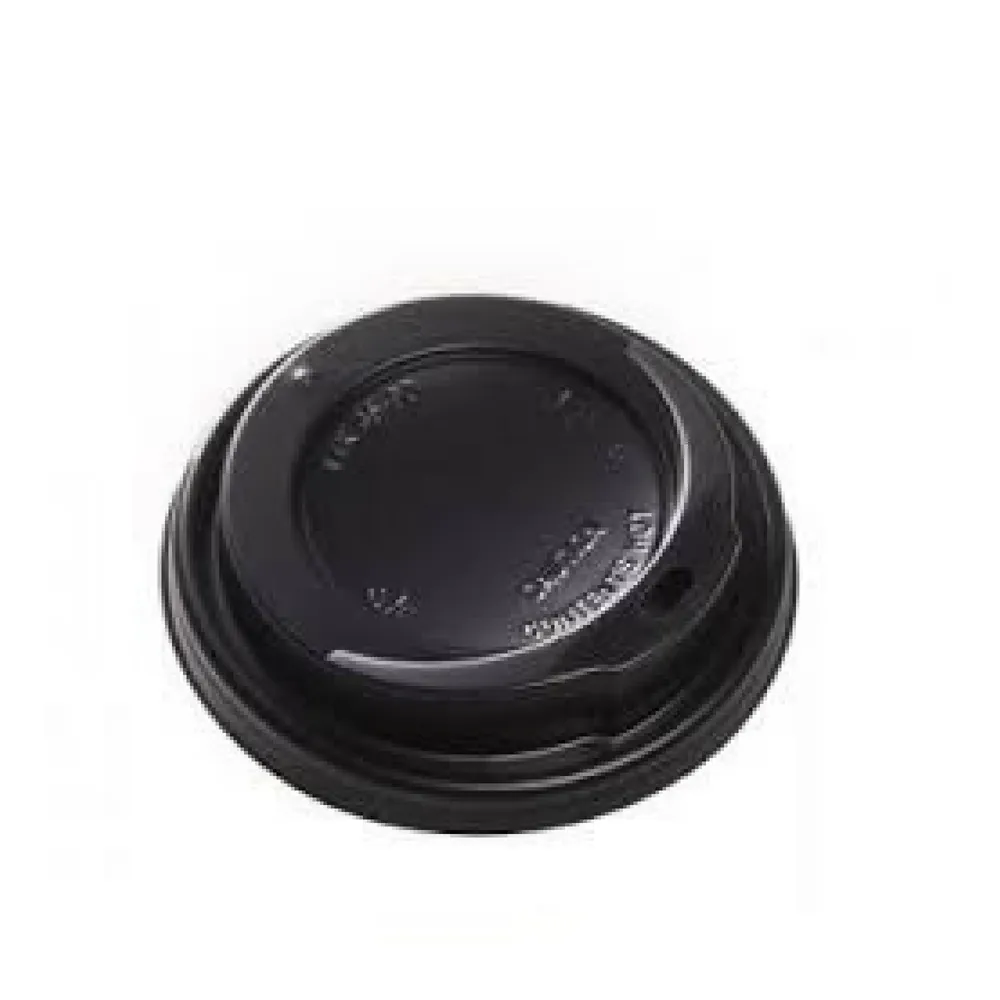 Black Takeaway Cup Sip Lids 12oz-16oz 1000pk