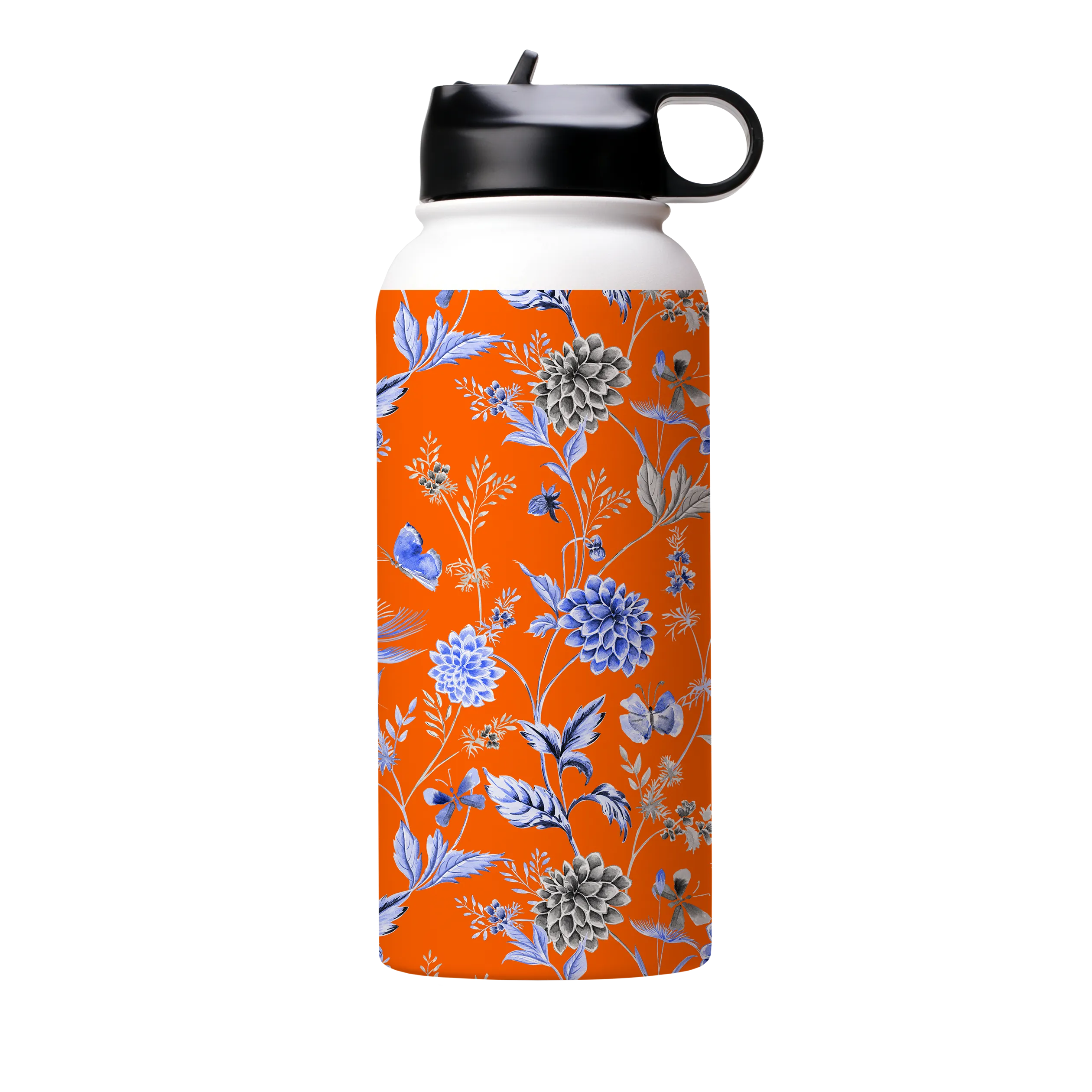 Blue Jam Orange Insulated Stainless Steel Water Bottle