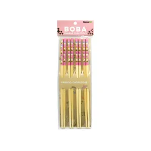 Boba Bamboo Chopsticks - Pack Of 4