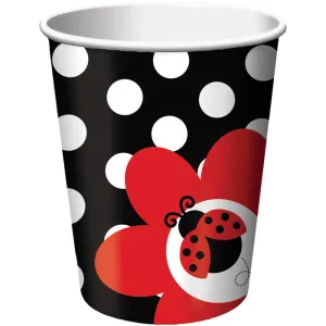 Bulk Ladybug Fancy 9 oz Paper Cups (96 per Case)