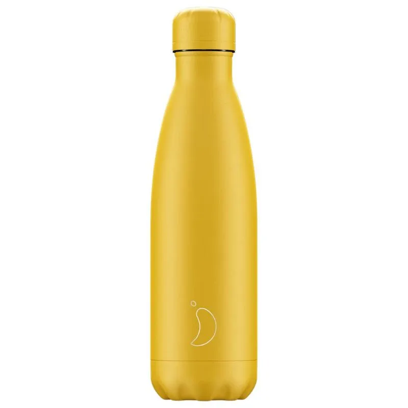 Chilly's Bottle Matte Burnt All Yellow 500ml