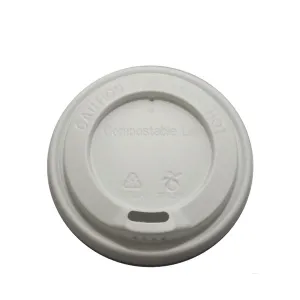 Compostable CPLA Sip Lids Fitting 8oz Cups -1000 Pack