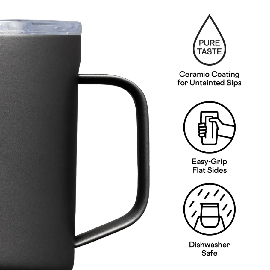 Corkcicle 16oz Mug - Ceramic Slate/Grey