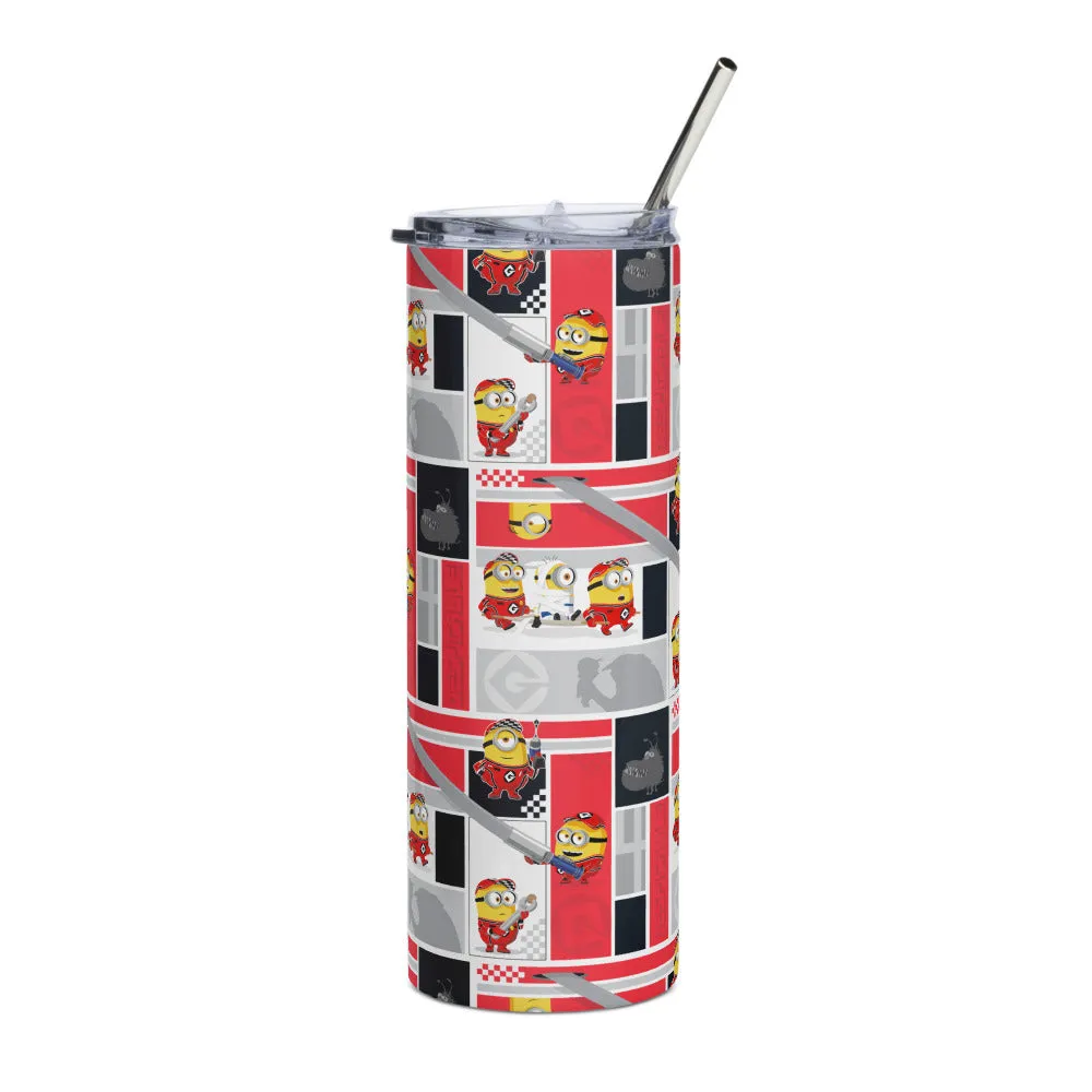 Despicable Me 4 Mechanic Minion Pattern Stainless Steel Tumbler