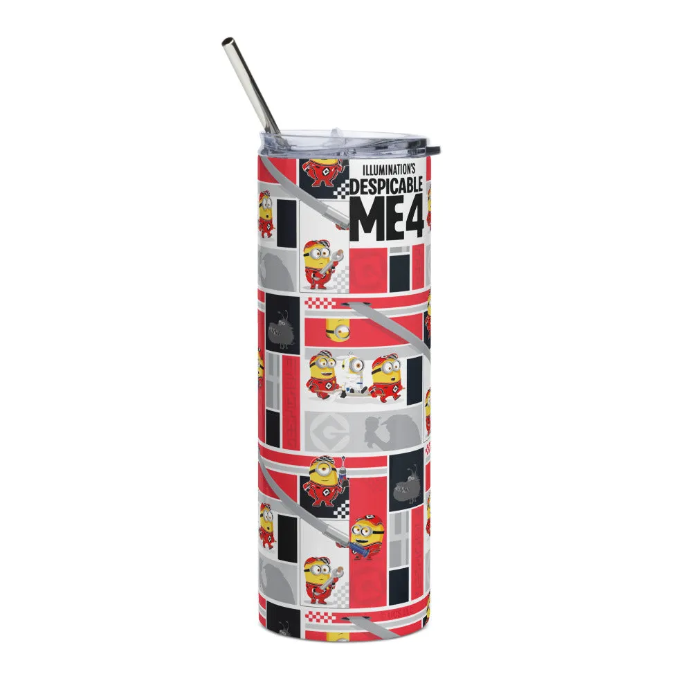 Despicable Me 4 Mechanic Minion Pattern Stainless Steel Tumbler