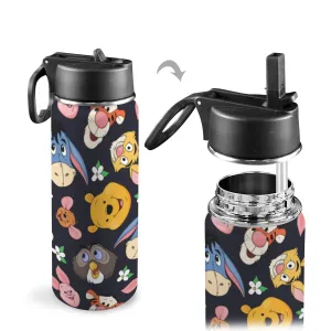 Disney Winnie The Pooh Hundred Acre Wood Friends Insulated Water Bottle