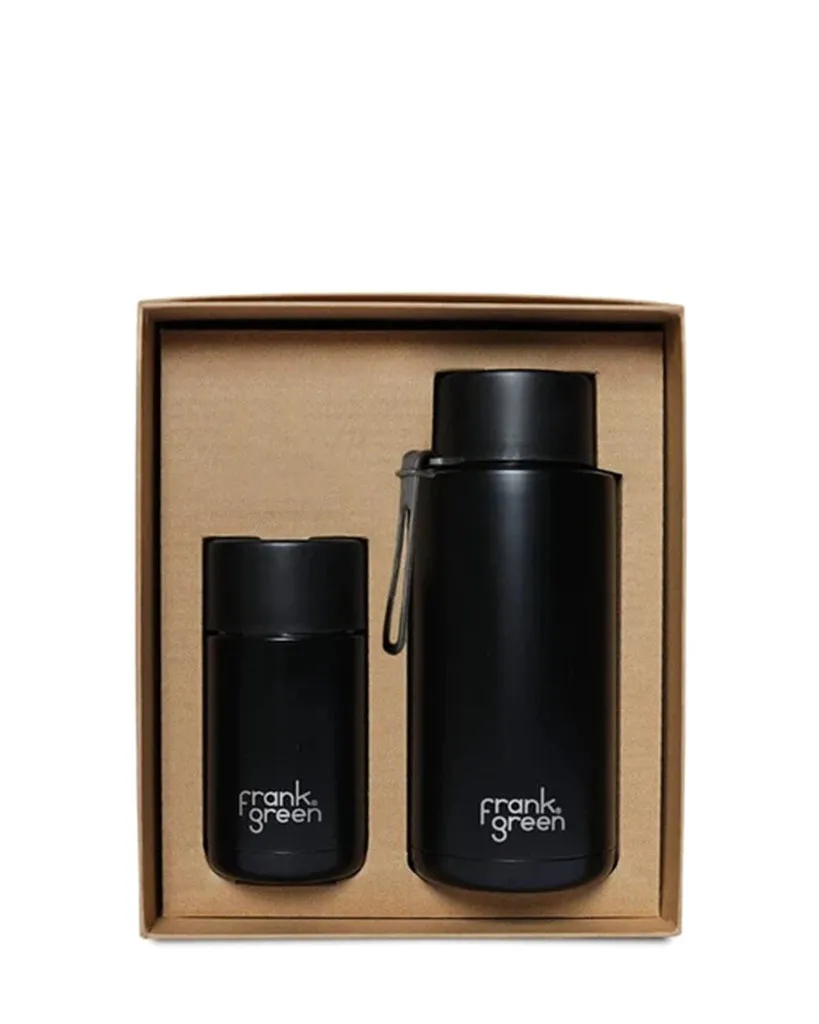 Frank Green Gift Set 12oz Cup   34oz Bottle - Midnight