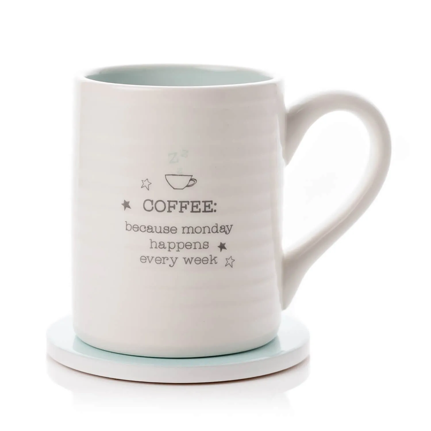 Monday Morning Coffee Mug & Coaster Set