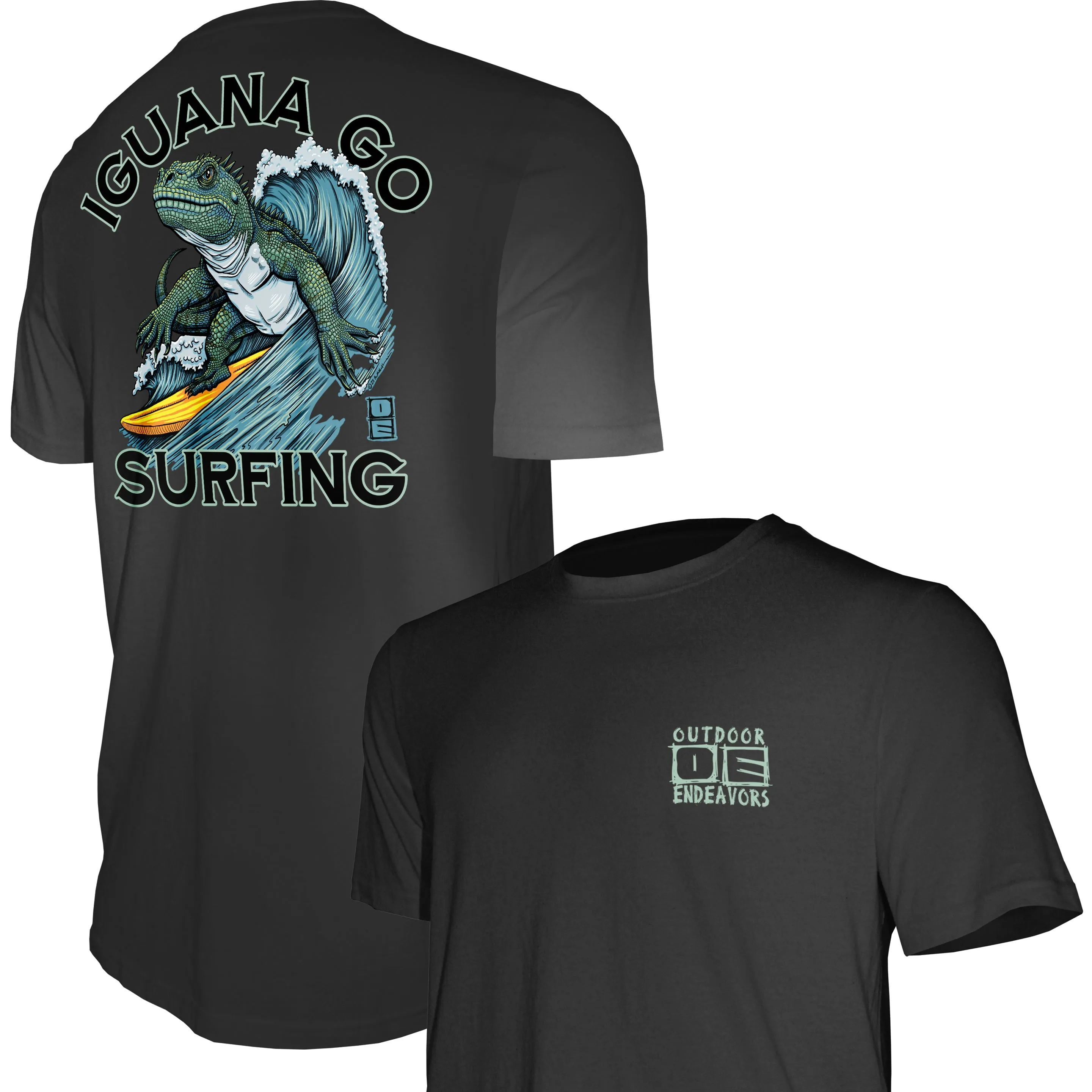 Outdoor Endeavors Attitude- Graphic Tee - Iguana Go Surfing