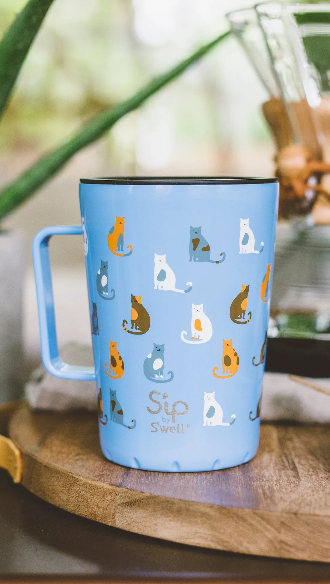 Purrfect Morning - Stainless Steel S'ip Takeaway Mug