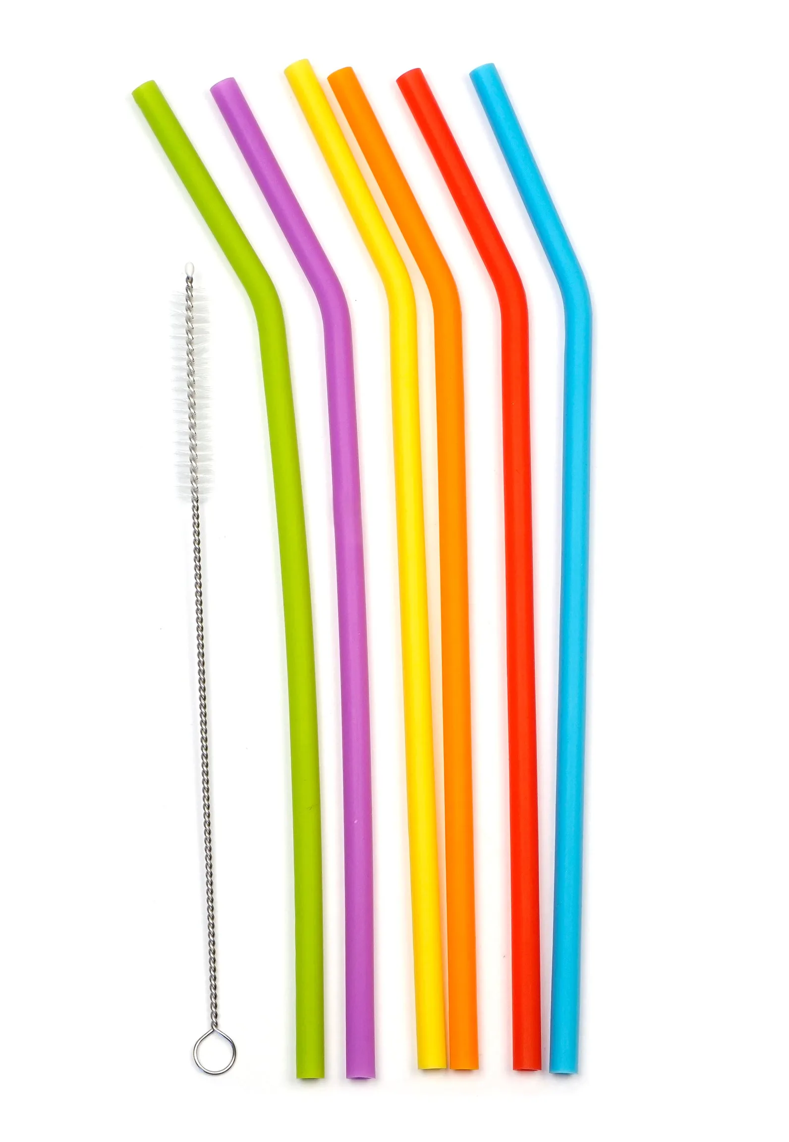 Silicone Drink Straw-set of 6