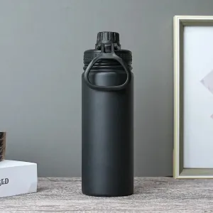 SINOTAO  -  1pc 32oz 1000ml Insulated Water Bottle Portable Stainless Steel Sports Cup Thermos Tumbler Coffee Travel Mug Vacuum Bottle