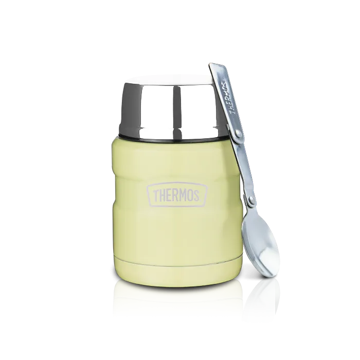 SK-3002 470ml Stainless Steel King Food Jar with Spoon