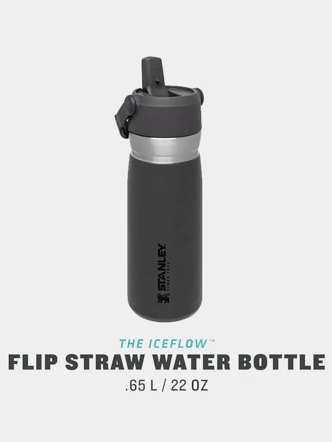 Stanley Ice Flow Flip Straw Water Bottle (0.65L)