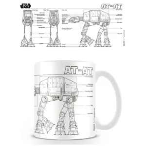 Star Wars AT-AT Sketch: Ceramic Mug - Pyramid America