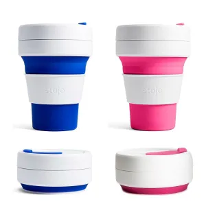 Stojo Pocket Collapsible Reusable Cup - Classic Collection 12oz (2 Colors)