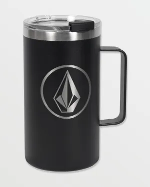 Tallboy Stainless Steel Mug - Black White