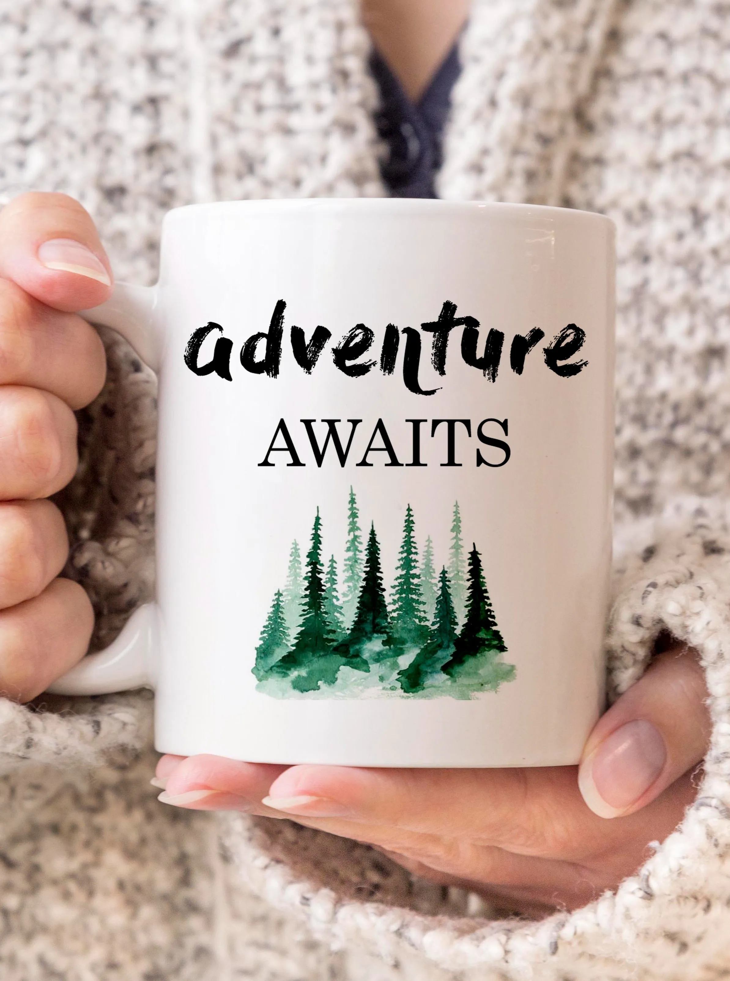 Wanderlust Adventure Awaits Coffee Mug