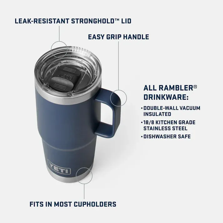 YETI Rambler 20 OZ (591ml) Travel Mug With Stronghold Lid - King Crab