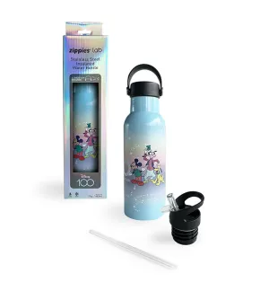 Zippies Lab Stainless Steel Insulated Water Bottle (483ml): Disney 100 Iridescent